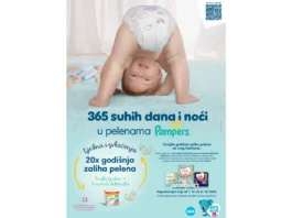 Pampers nagradna igra u BIPI: 365 suhih dana i noći u pelenama Pampers