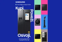 Samsung nagradna igra: Kupi. Poveži. Osvoji Samsung Bespoke AI hladnjak Family Hub