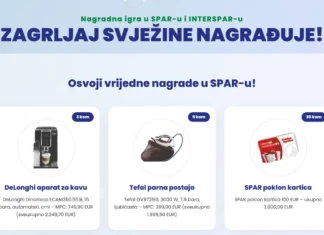 Saponia nagradna igra u Sparu: Zagrljaj svježine nagrađuje! Saponia nagradna igra u Sparu: Zagrljaj svježine nagrađuje!