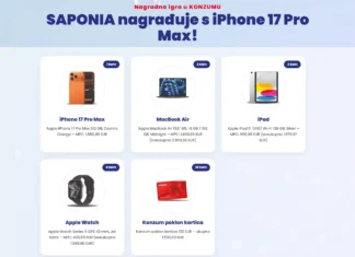 Saponija nagradna igra u Konzumu: SAPONIA nagrađuje s iPhone 17 Pro Max!