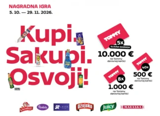 Tommy nagradna igra 2026: Kupi. Sakupi. Osvoji!